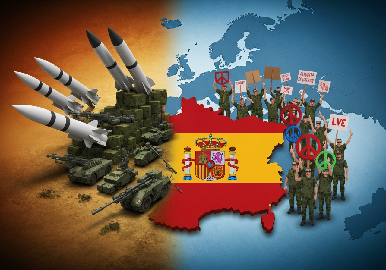 Europa splittet: Frankrike styrker kjernefysisk avskrekking mens Spania avviser opprustning
