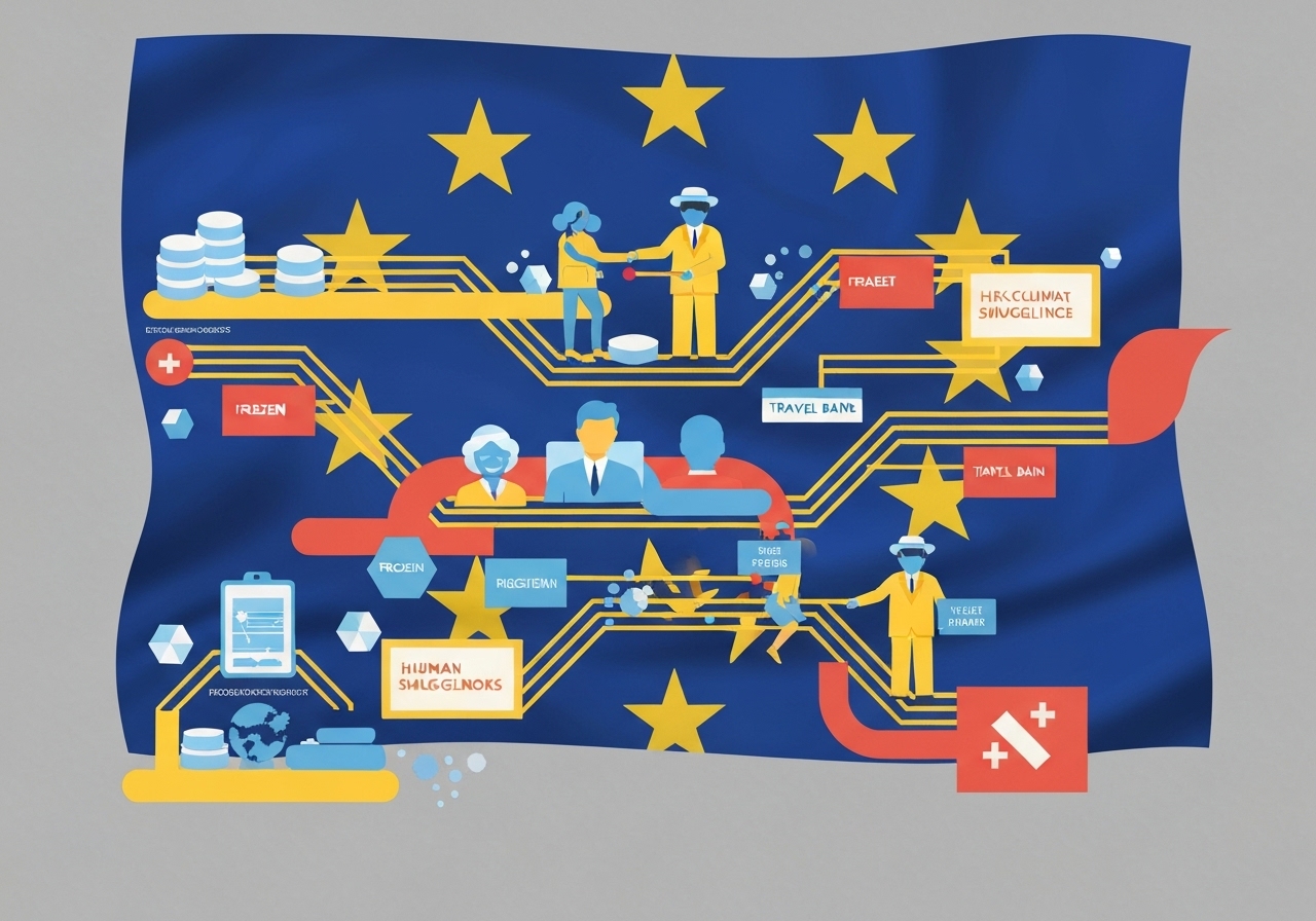 EU innfører nye sanksjoner mot menneskesmuglere