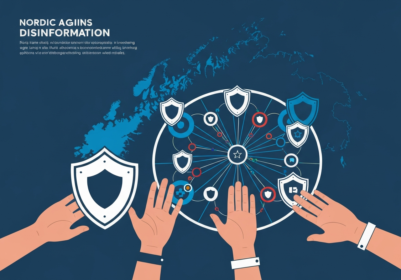 Nordiske land styrker samarbeidet for å bekjempe desinformasjon