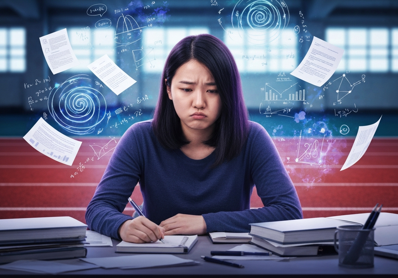 Mentalt arbeid påvirker treningsytelsen negativt