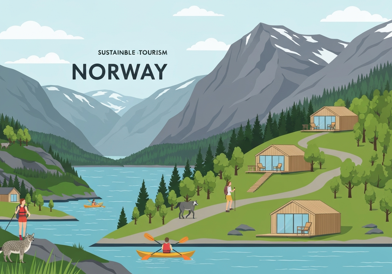 Norge innfører turistskatt for å håndtere økende turiststrøm