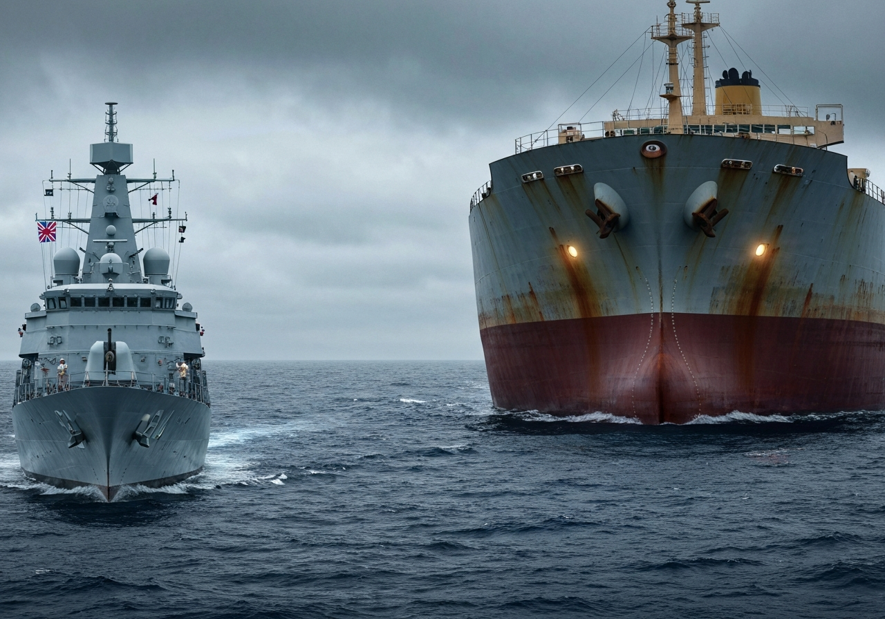 Storbritannia intensiverer tiltak mot russisk skyggeflåte