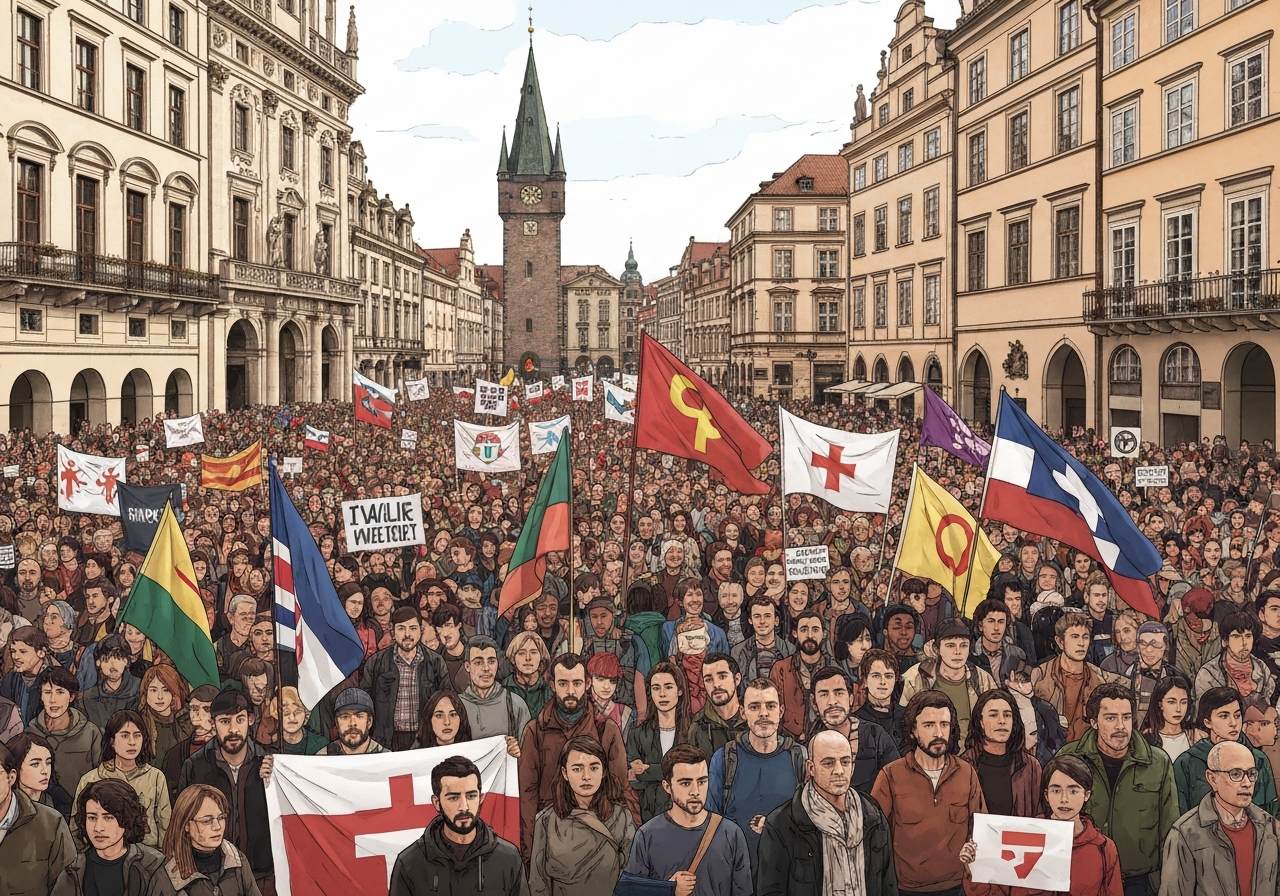 Massiv demonstrasjon i München mot Irans regime