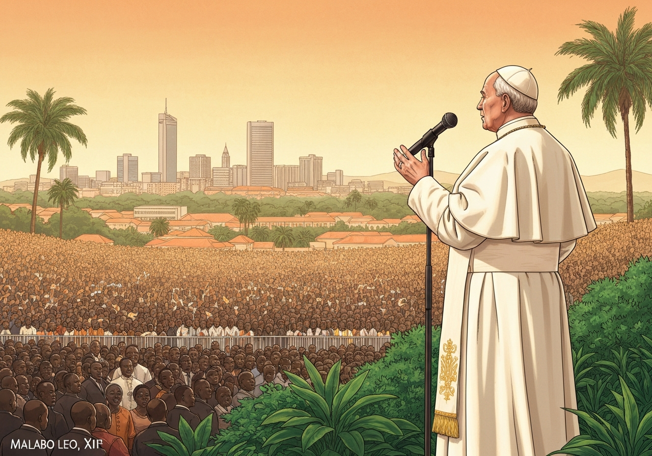Pave Leo XIV fordømmer mineralutnyttelse og maktbegjær i Ekvatorial-Guinea
