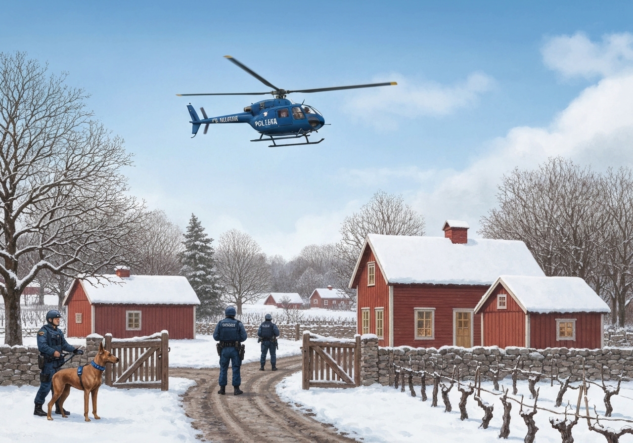 Stor politiaksjon i Salem etter forsvinning av kvinne