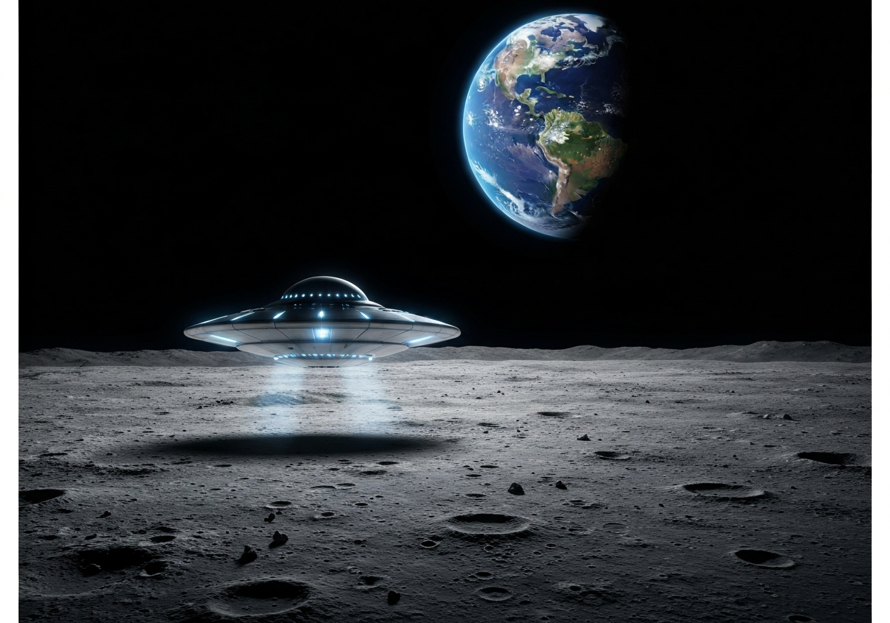 Pentagon offentliggjør UFO-filer med bilder fra månelandingene
