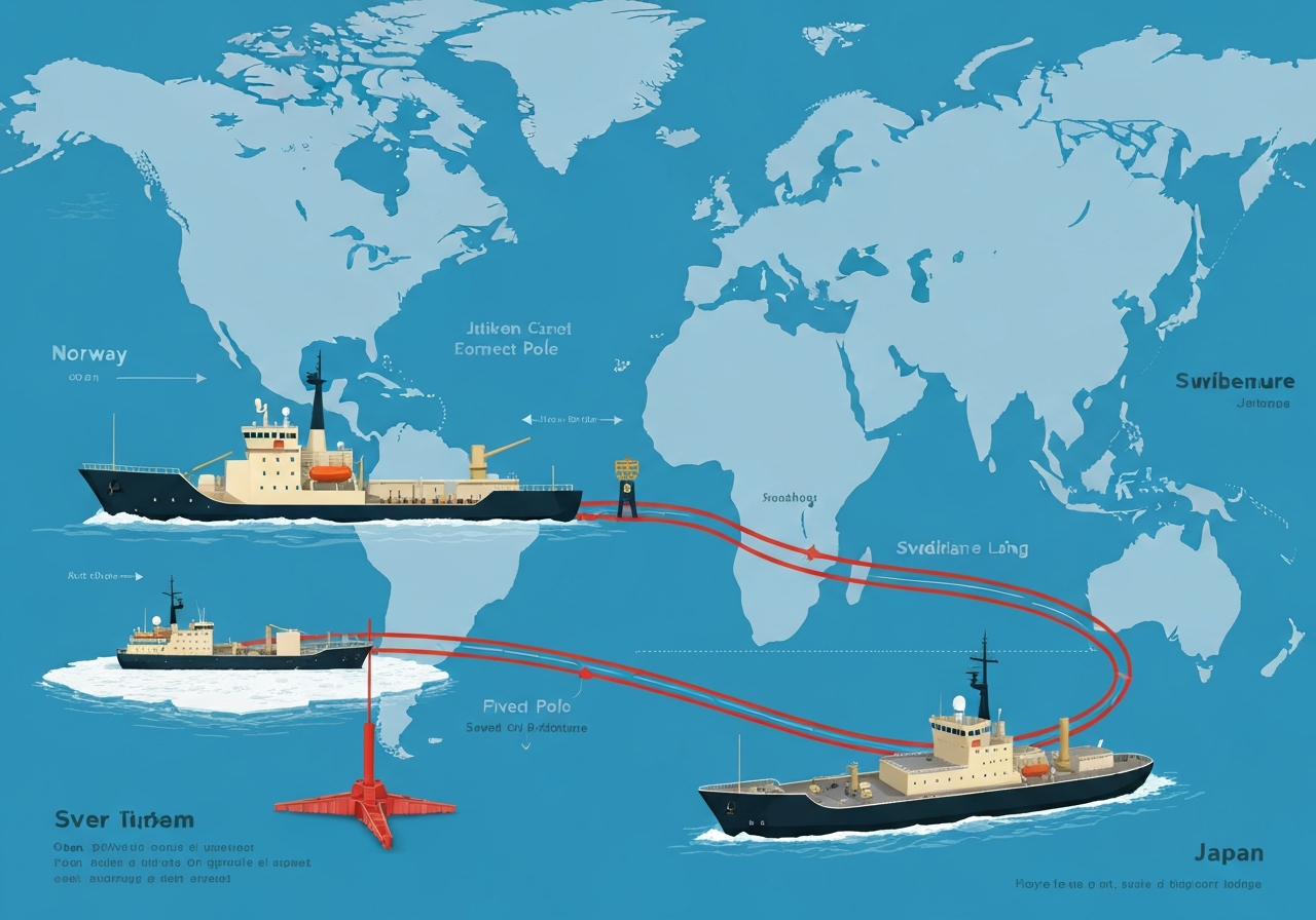 EU gir 58 millioner til sjøkabel mellom Norge og Japan via Nordpolen