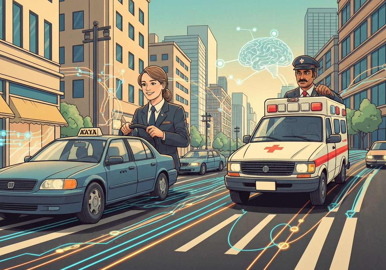 Studie viser lavere Alzheimers-dødelighet blant taxisjåfører og ambulanseførere