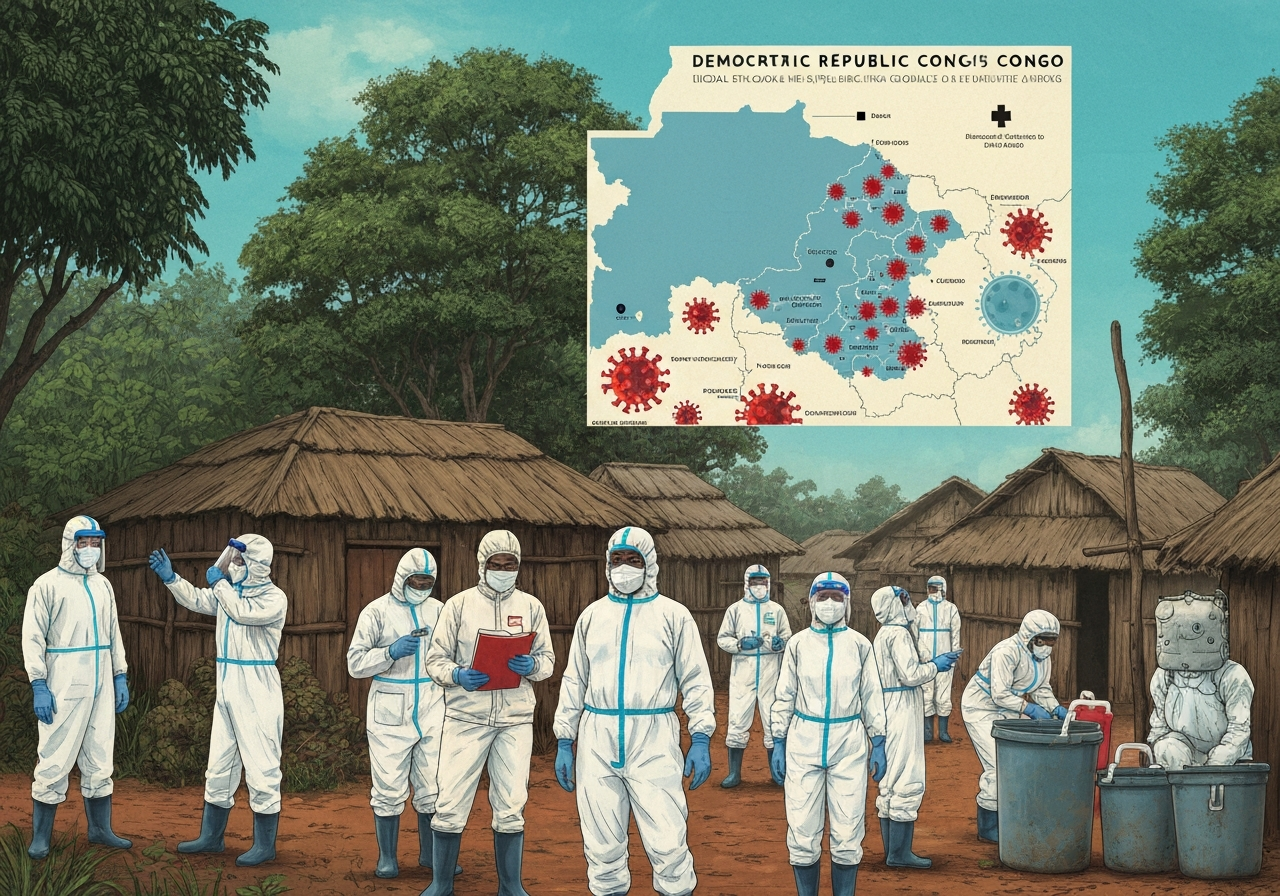 Ebola-utbrudd i Den demokratiske republikken Kongo eskalerer med over 1 000 bekreftede tilfeller