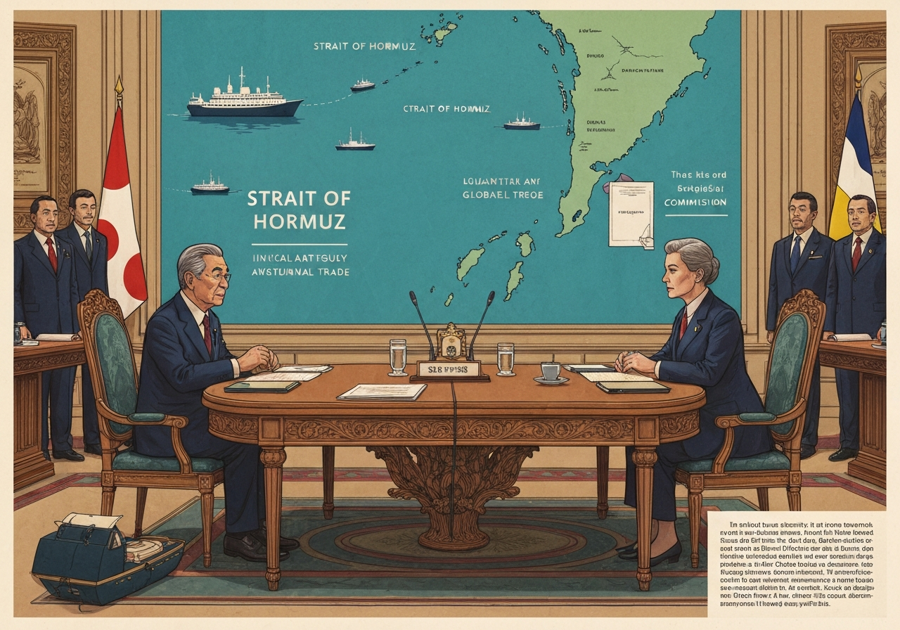 Macron og Starmer holder toppmøte om skipsfart i Hormuzstredet