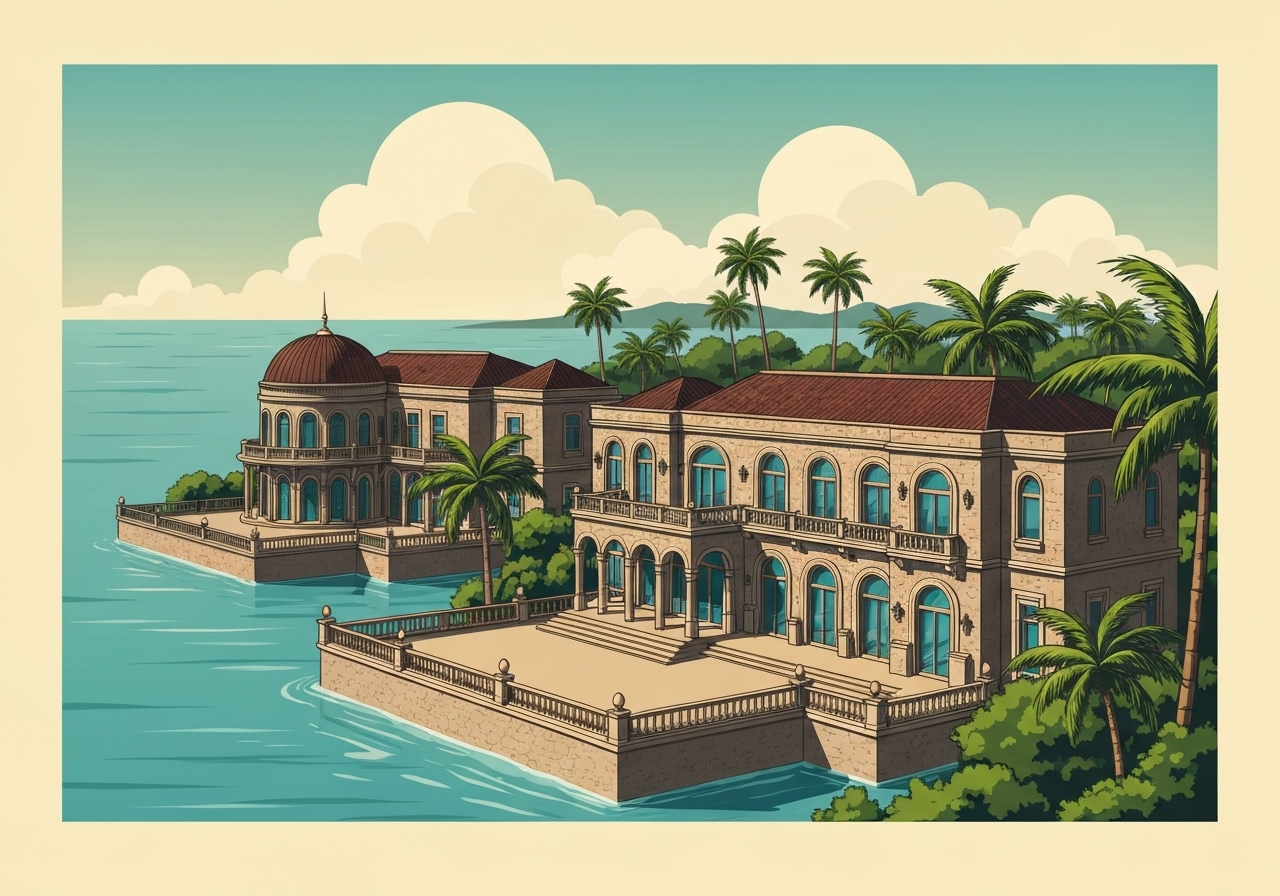 Nye videoer gir innblikk i Jeffrey Epsteins private øy