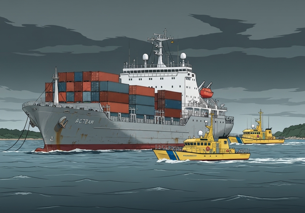 Svenske myndigheter border sanksjonert russisk skip i nasjonale farvann