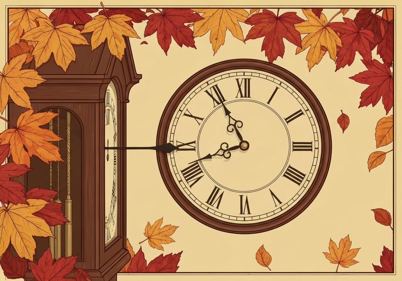 Overgang til vintertid 2025: Klokka stilles tilbake