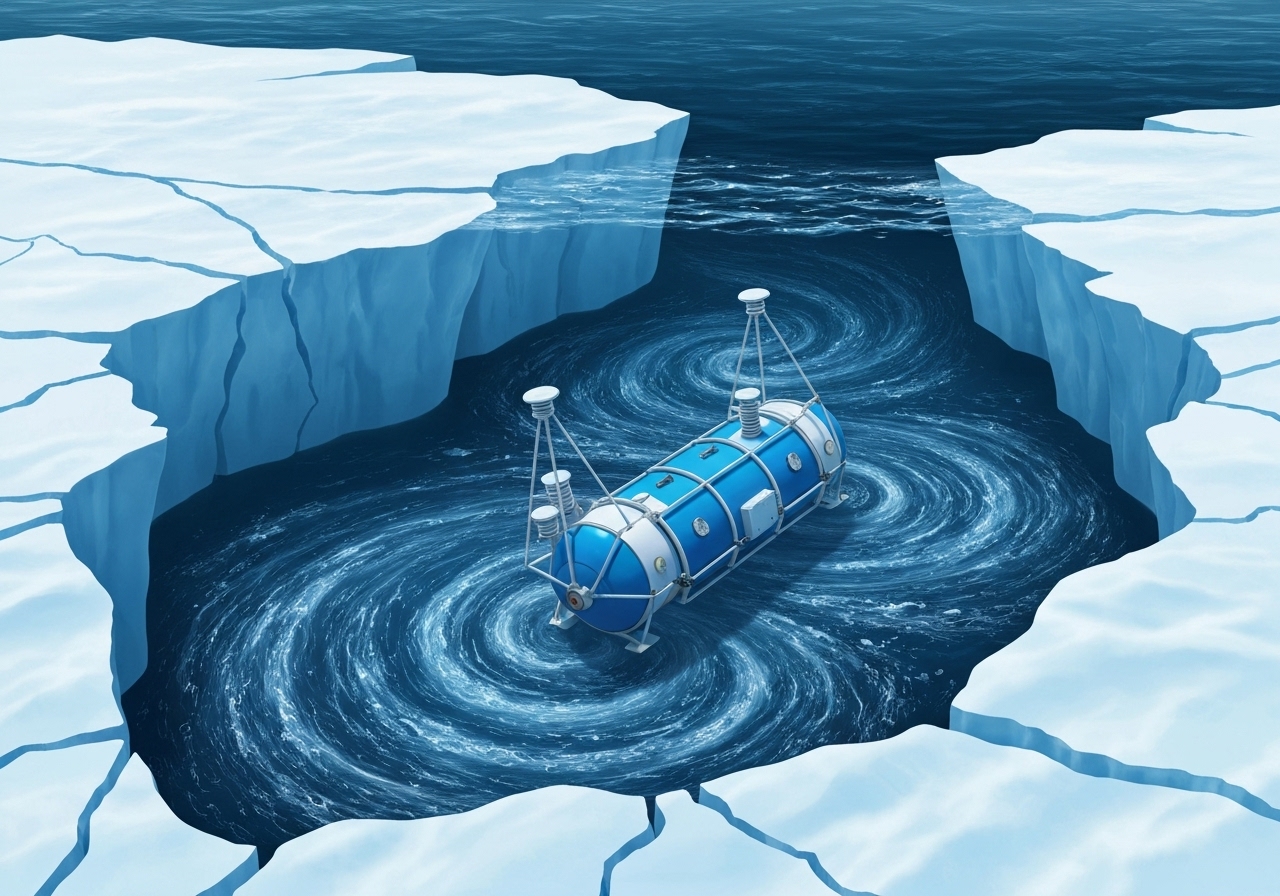 Robothavdrifter leverer første data under ishyllene i Øst-Antarktis