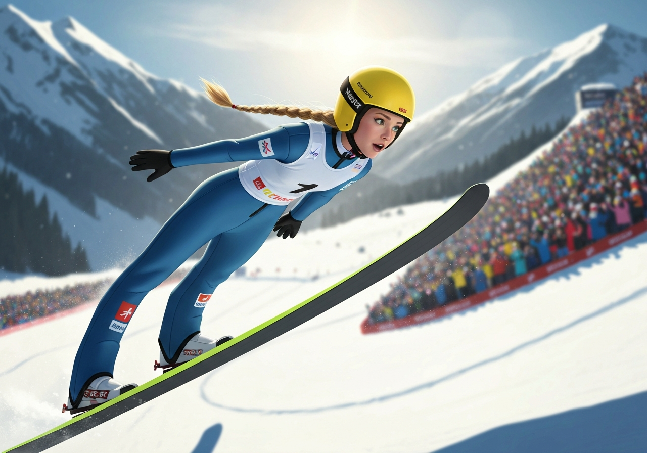 Anna Odine Strøm sikrer Norges første OL-gull i skihopping for kvinner