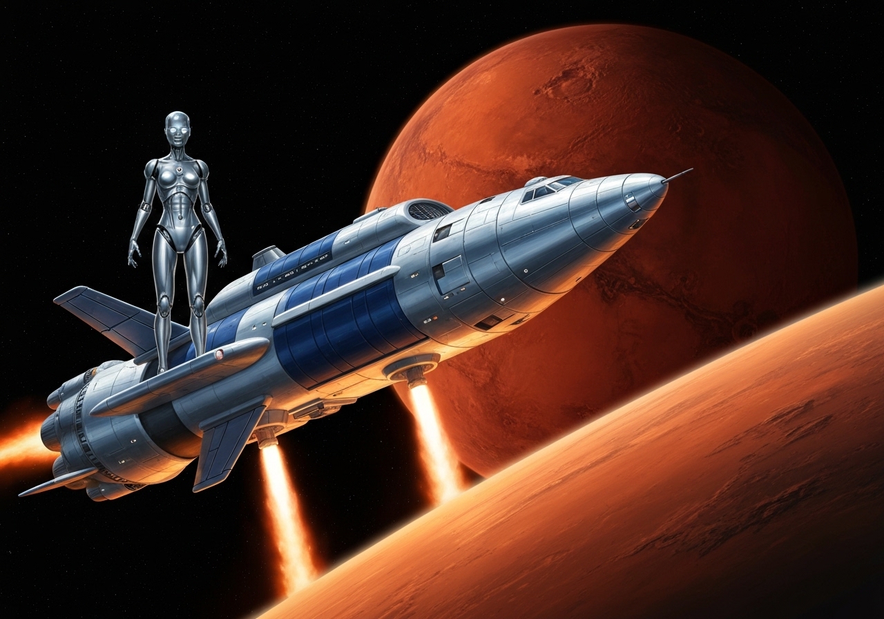 SpaceX planlegger å sende Starship til Mars med Tesla-robot i 2026