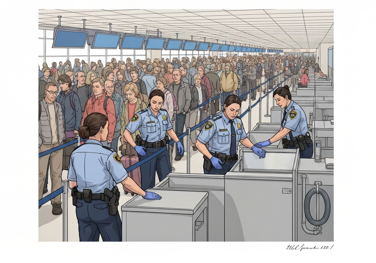 Trump signerer ordre for å betale TSA-ansatte og redusere flyplasskaos