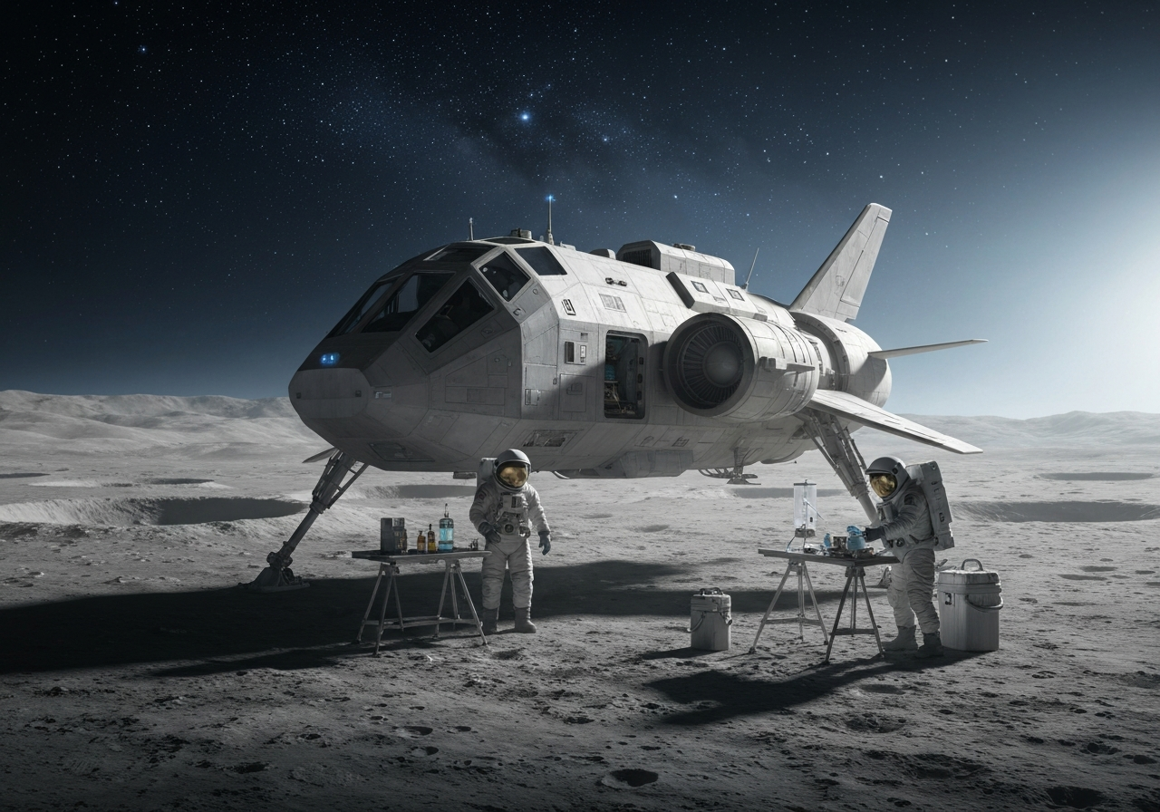 Fire astronauter legger ut på første måneferd på 53 år