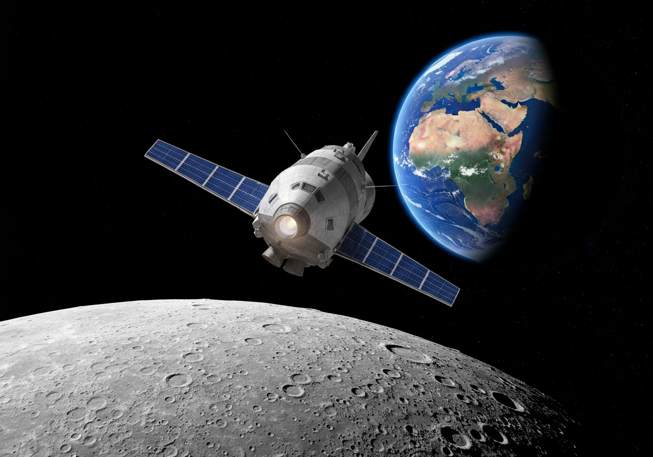 Internasjonal dag for bemannet romfart markeres med historisk måneferd