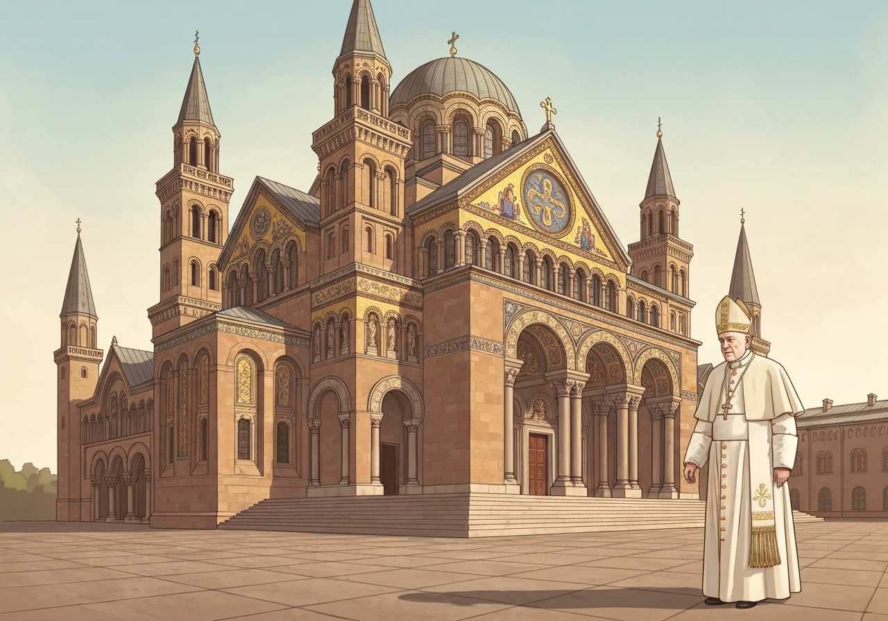 Pave Leo XIV besøker armensk katedral i Istanbul for å fremme tyrkisk-armensk forsoning