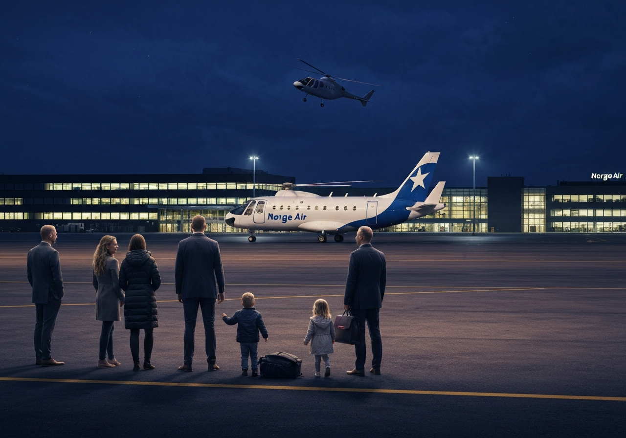 UD-fly med norske passasjerer har ankommet Oslo fra Oman