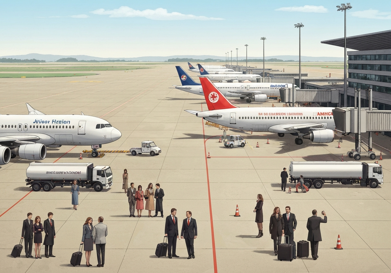 Flydrivstoffkrise truer europeisk luftfart