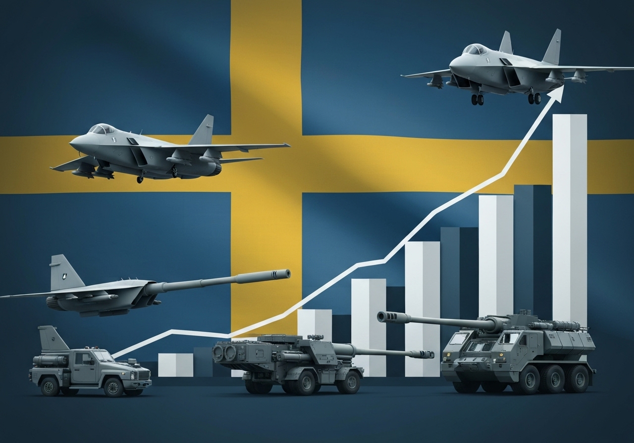 Sverige øker forsvarsbudsjettet med 26,6 milliarder kroner