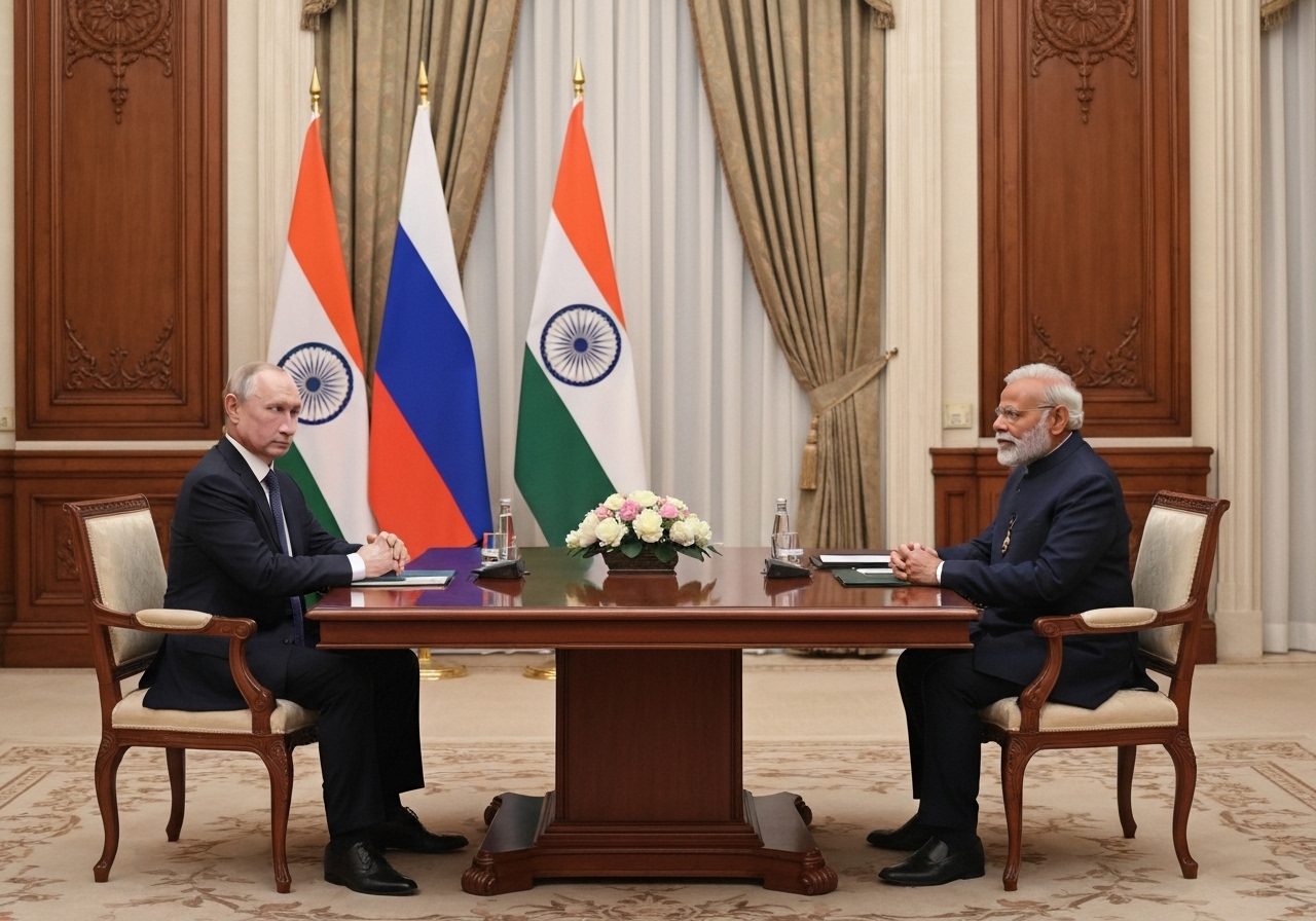 Putin besøker New Delhi for å styrke bilaterale bånd