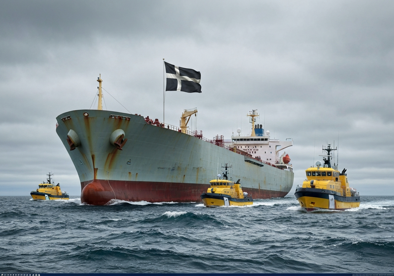 Sverige beslaglegger tankskip mistenkt for tilknytning til russisk skyggeflåte