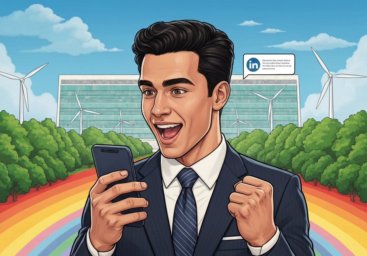 Stipendiat headhuntet til FN via LinkedIn