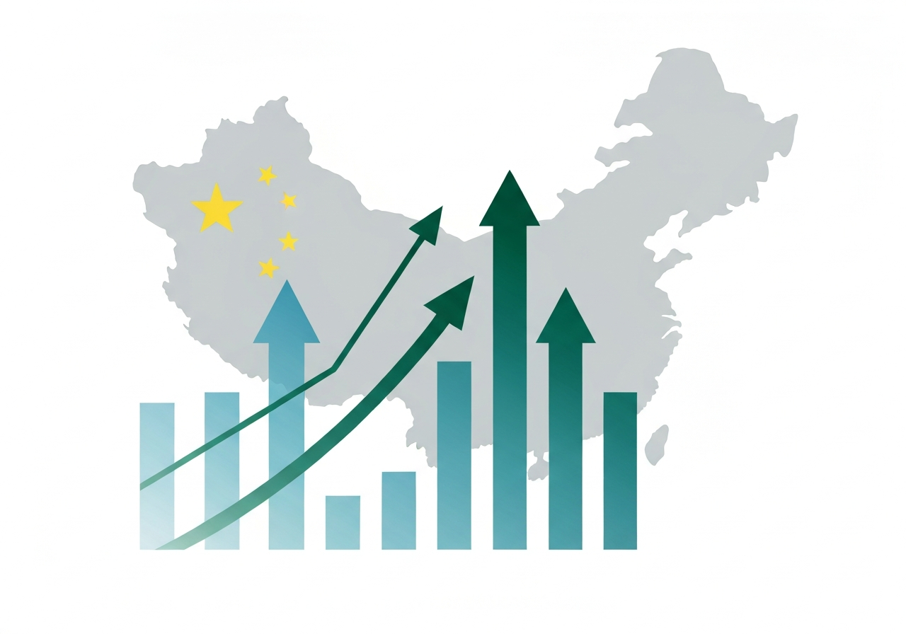 Kinas økonomi vokser med 5% i første kvartal