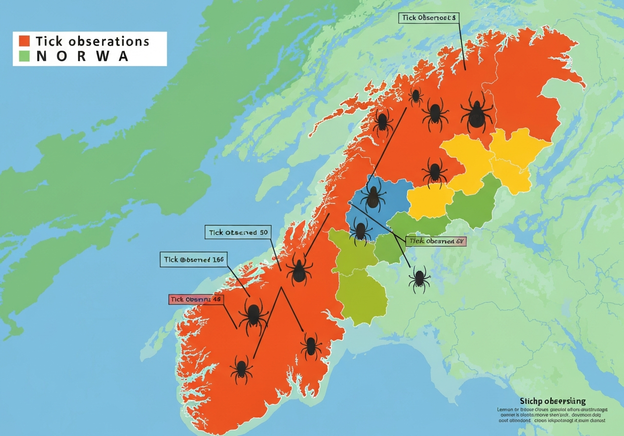 Flåttkart.no: Over 15 000 flåttobservasjoner rapportert siden 2022