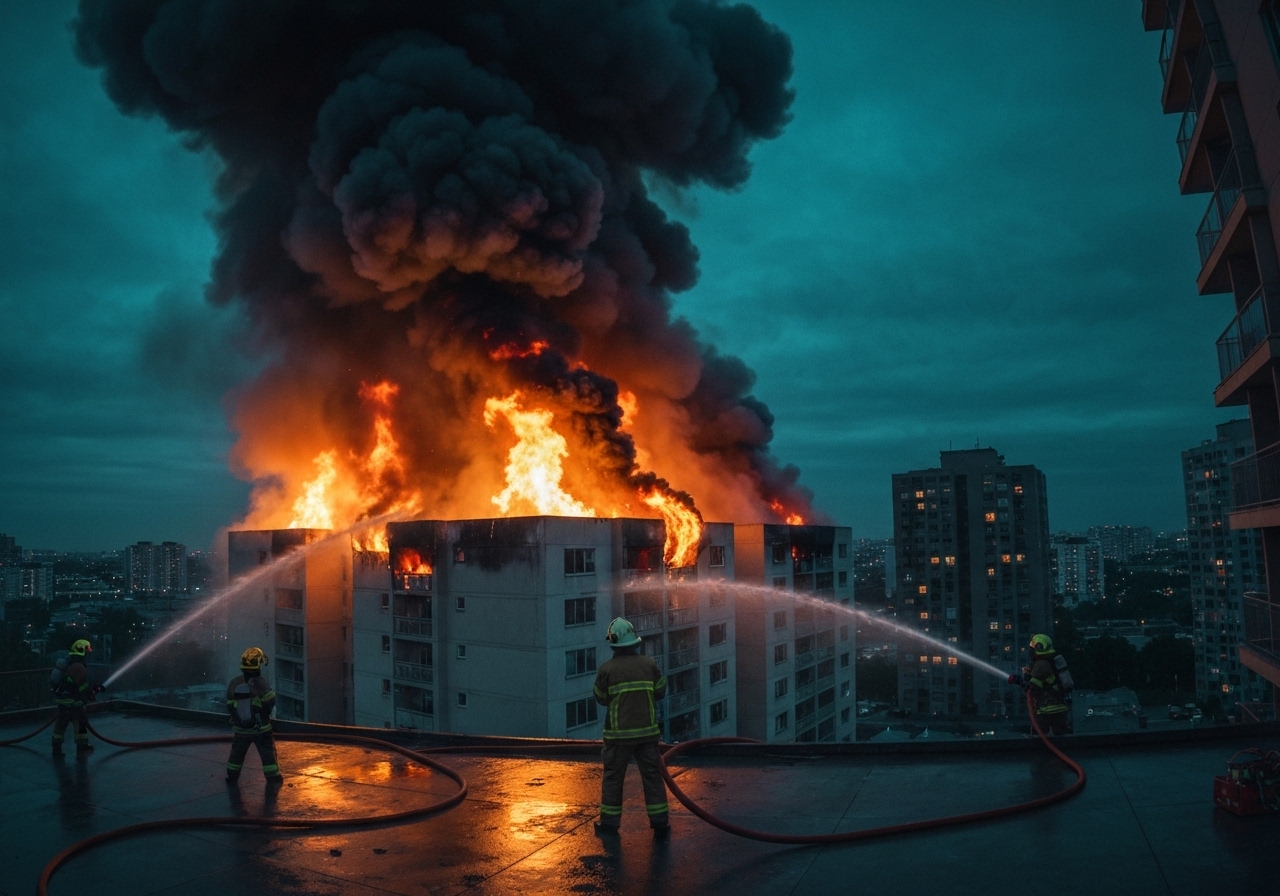 Dødstallet stiger til 159 etter brann i Hongkong