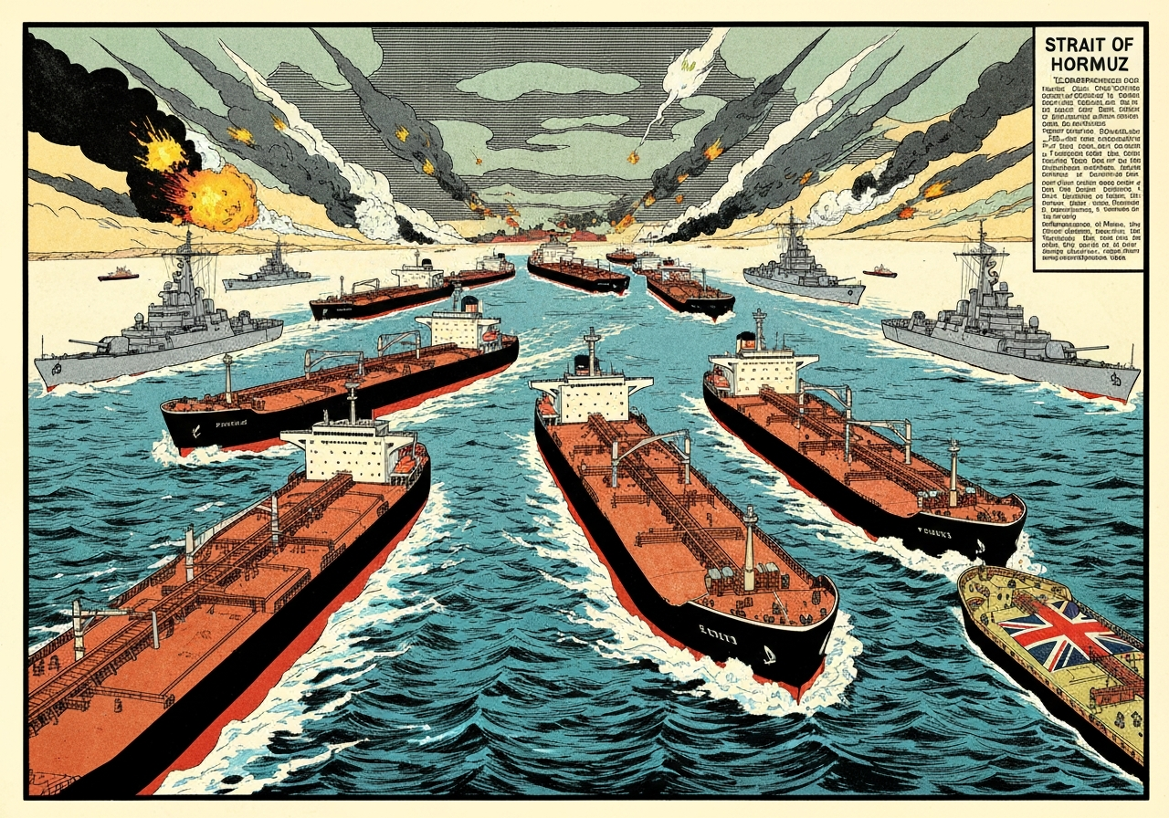 Spenninger i Hormuzstredet fører til økte oljepriser og globale økonomiske bekymringer