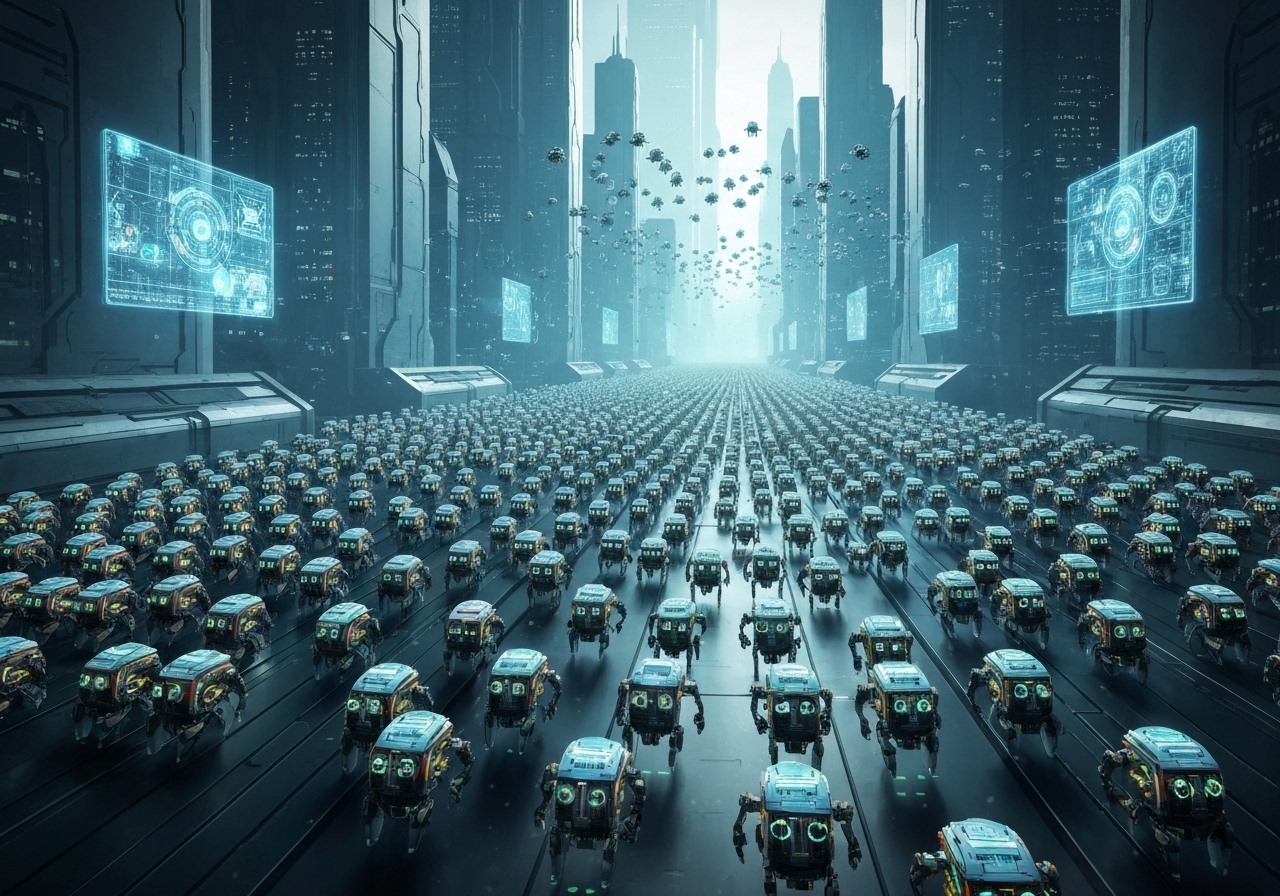 Små roboter som kan sverme, tilpasse seg og helbrede seg selv