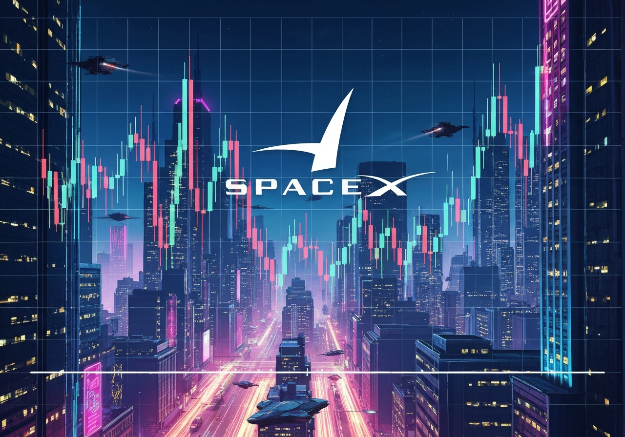 SpaceX-aksjen opplever volatilitet etter rekordstor børsnotering