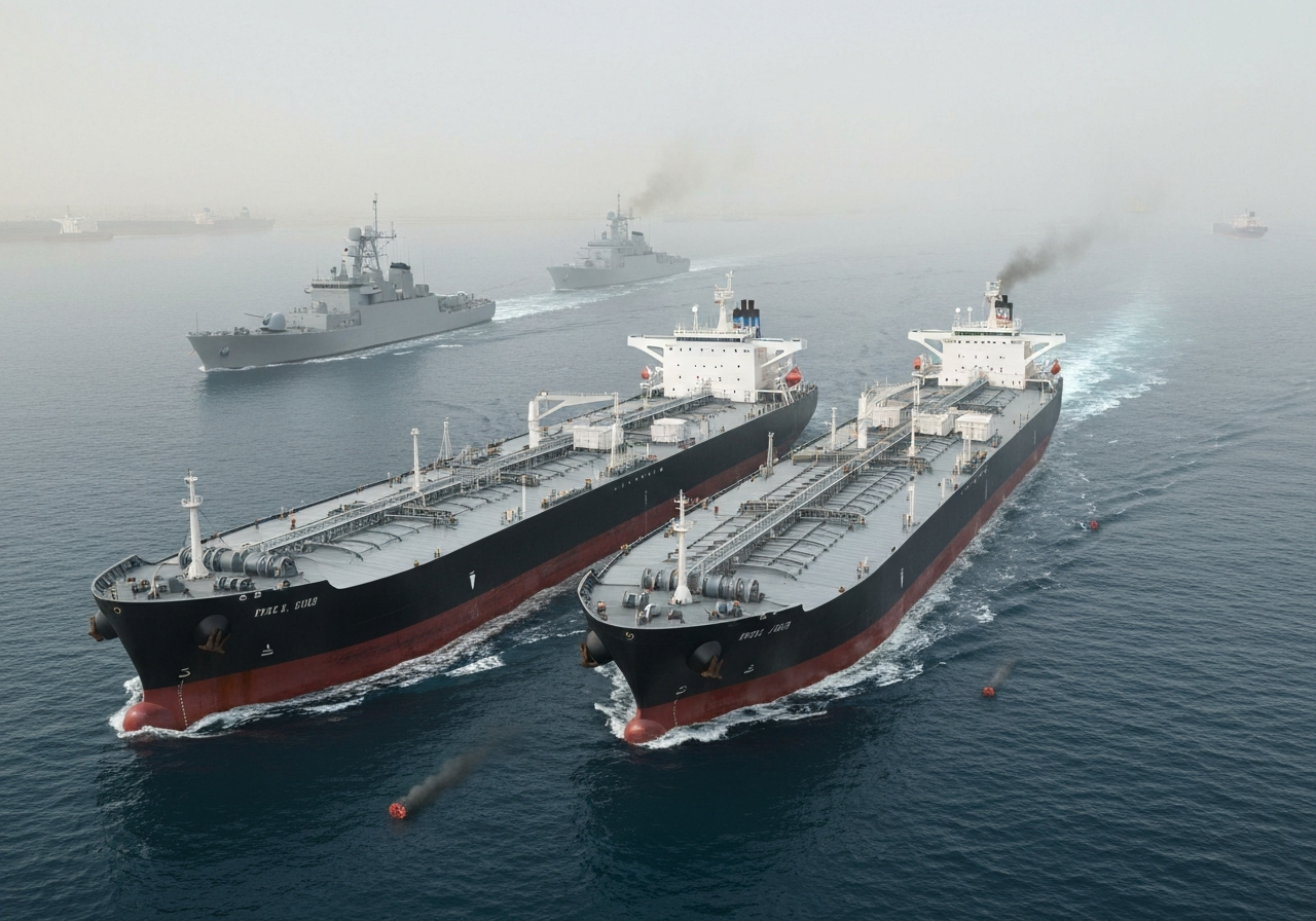 Iranske miner truer oljetankere i Hormuzstredet