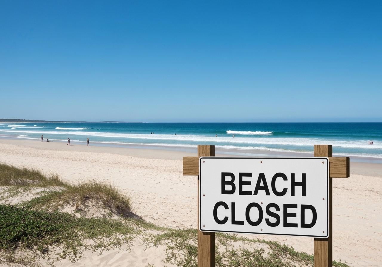 Australia stenger flere strender etter haiangrep