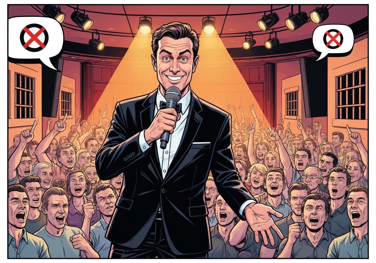 Joe Rogan kritiserer regjeringens sensur av komikere
