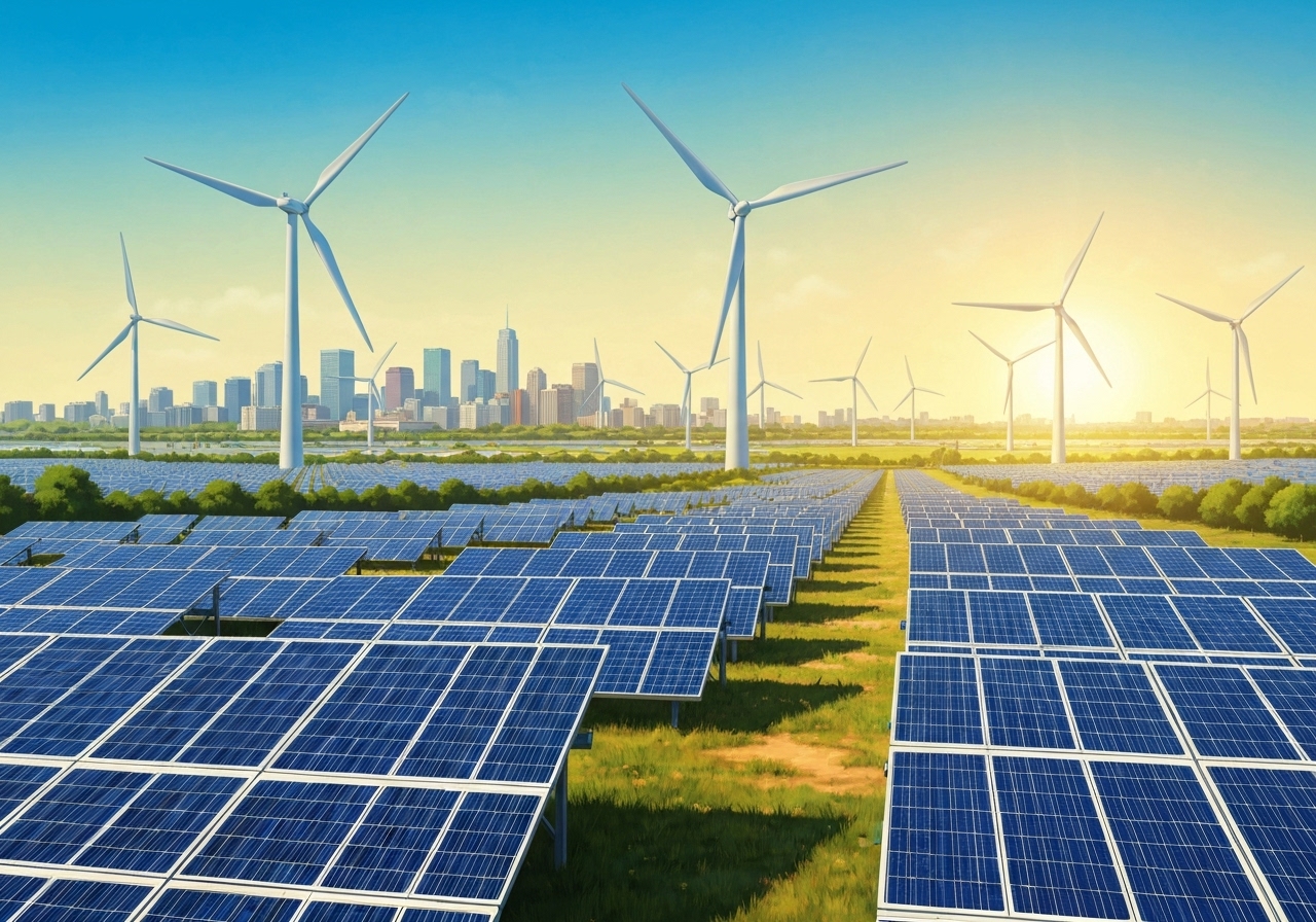 Solenergiens vekst i USA nærmer seg å kompensere for økende energiforbruk