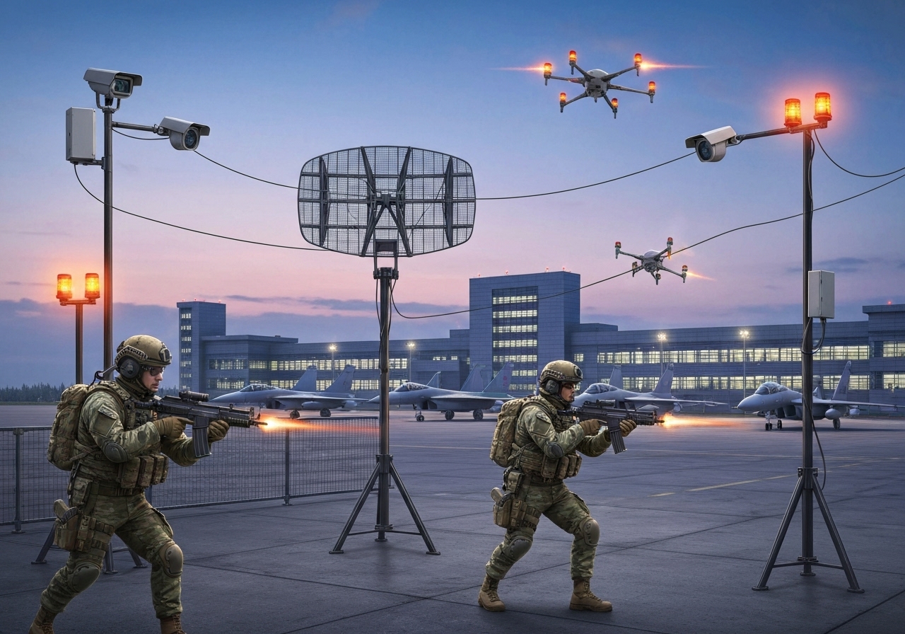 Forsvaret reagerer på droneaktivitet over Vliegbasis Volkel