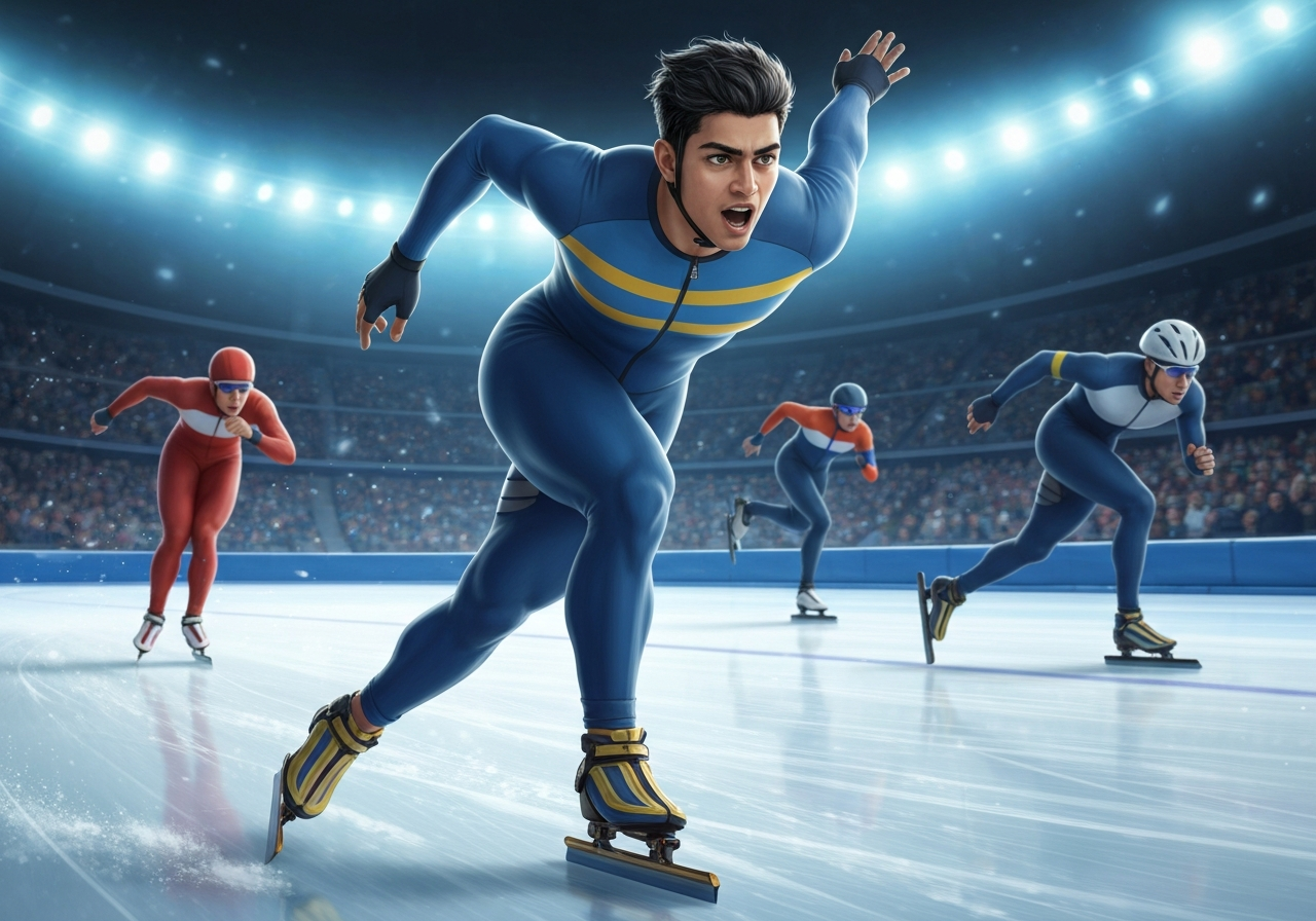 Sør-Amerika bryter 102 års medaljetørke i hurtigløp på skøyter