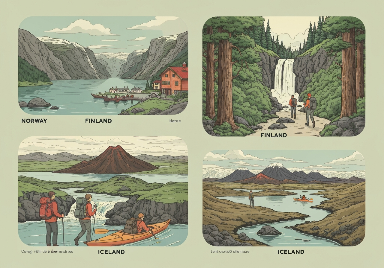 Økende popularitet for "coolcations" i Norge, Finland og Island