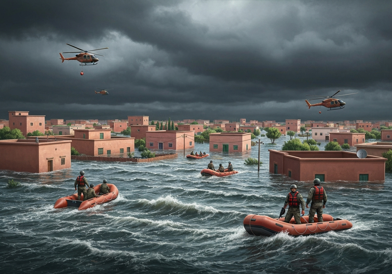 Marokko beordrer massevakueringer grunnet økt flomfare