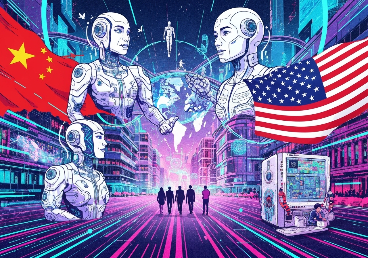 Kina overtar USA i det globale markedet for åpne AI-modeller