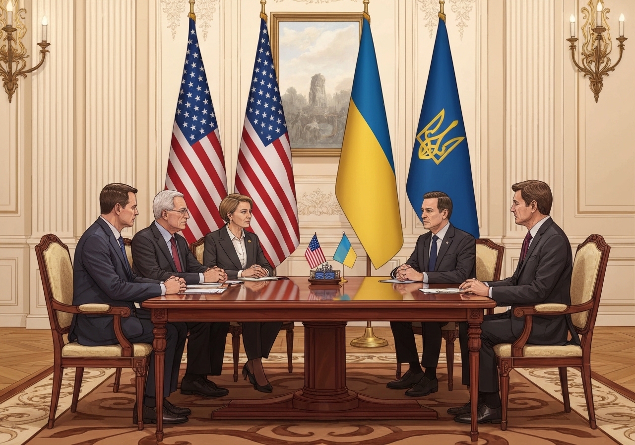 Witkoff og Kushner møtte Ukrainas sjefforhandler