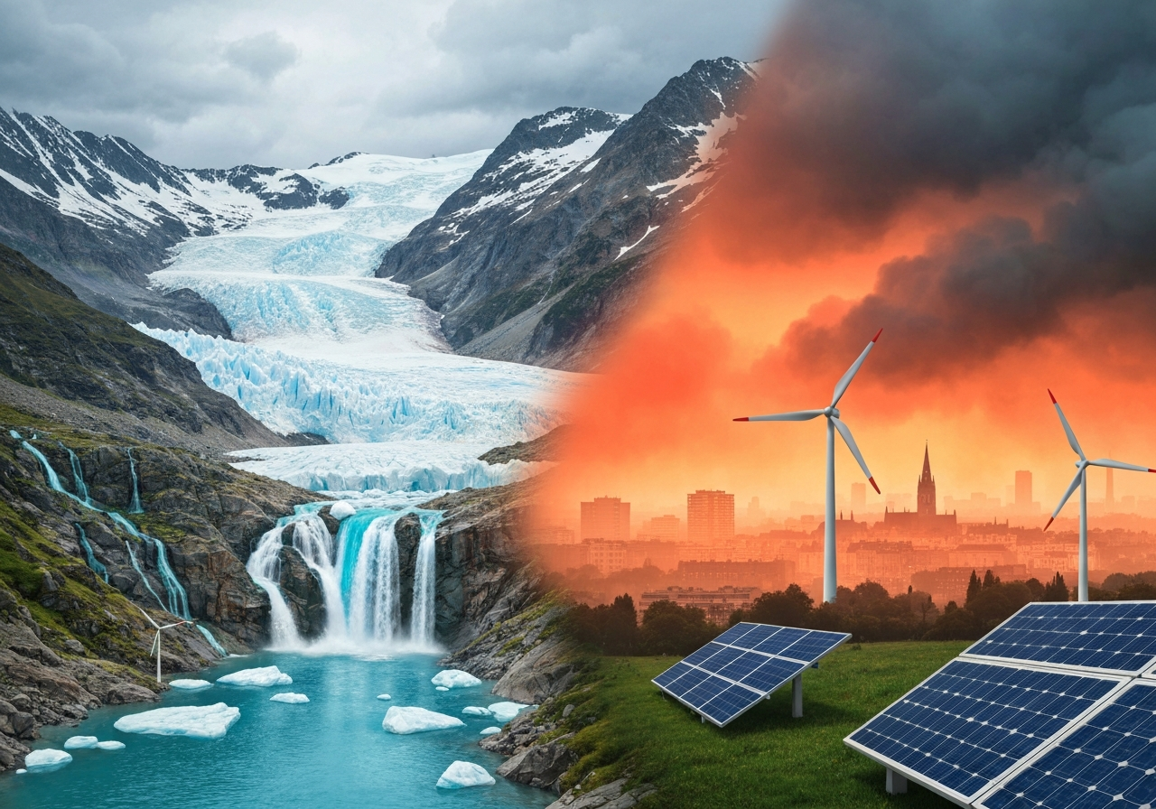 Ekstremvær i Europa fører til rekordhøy produksjon av fornybar energi