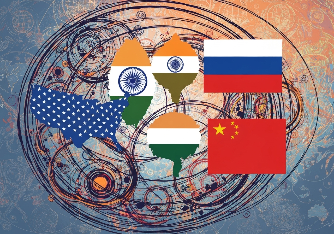 Trump hevder USA har "mistet" India og Russland til Kina
