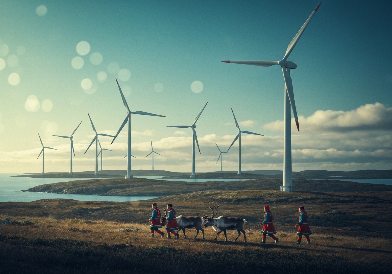 Norge avslutter tvist med samene om vindkraftverk på urfolksland