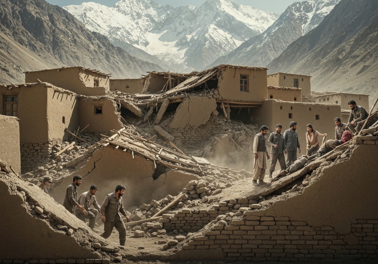Over 1.400 døde etter kraftig jordskjelv i Afghanistan